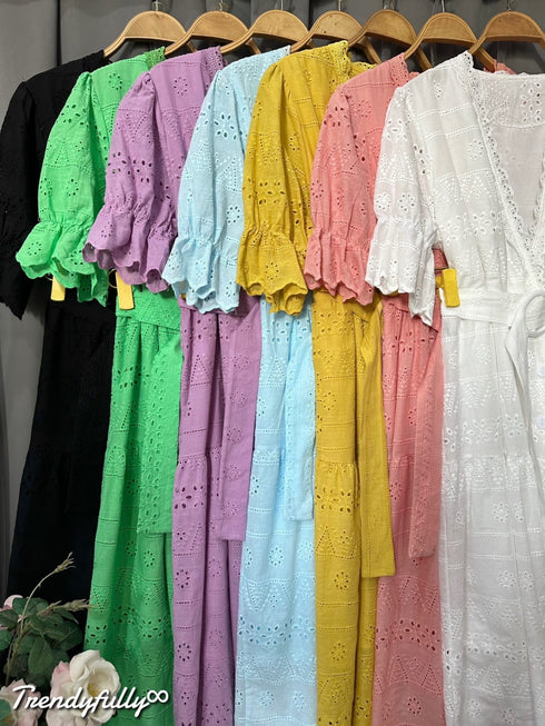 Summer Boho Short Sleeves Dresses